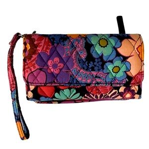 Vera Bradley Floral Print Wristlet Wallet